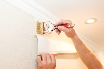 Pose de papier peint à Andornay — revêtements muraux et toiles de verre